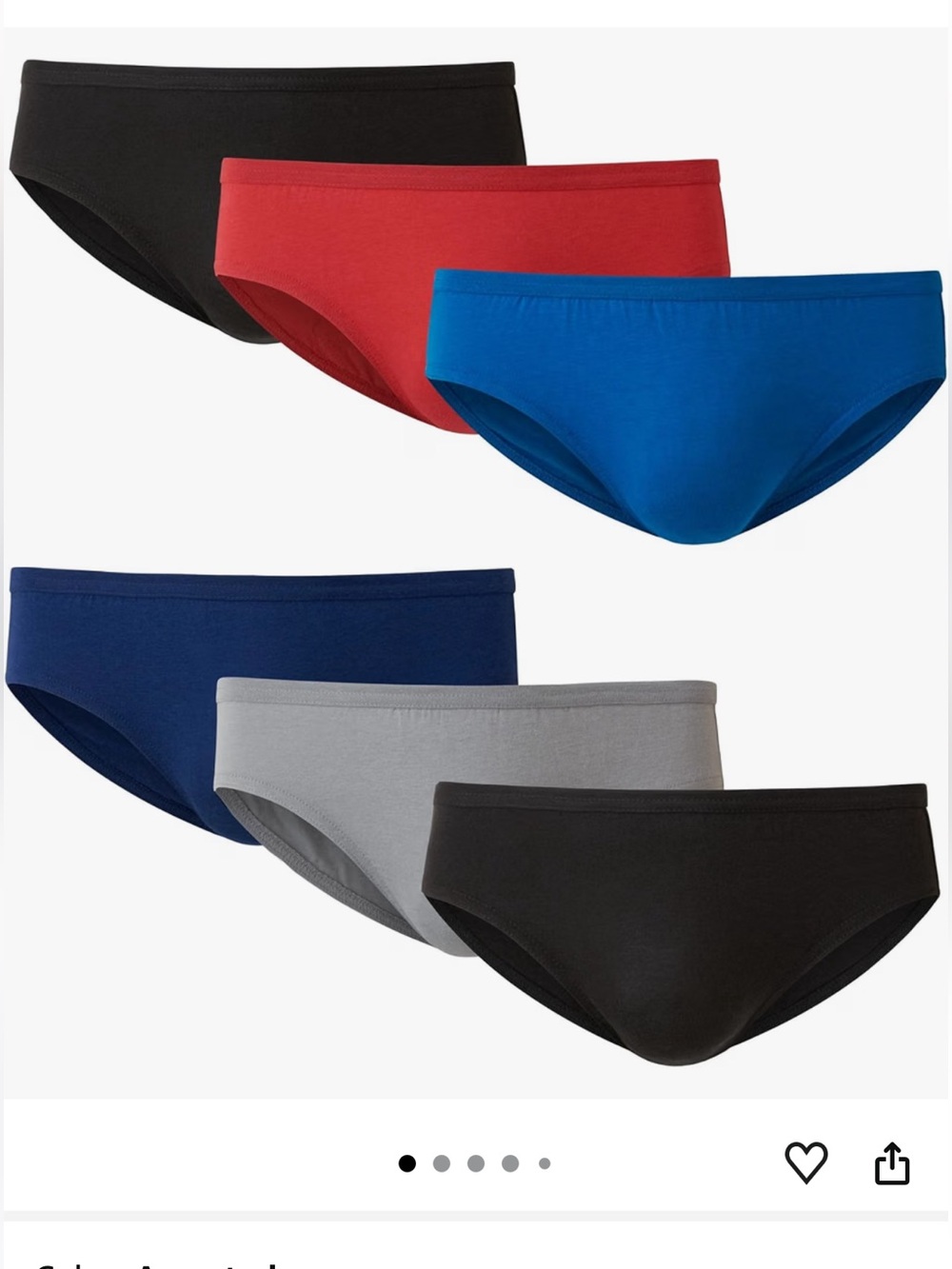 Hanes Men’s Underwear 6-Pack, Sexy Ultra-Soft Stretch Cotton Bikini Brief small